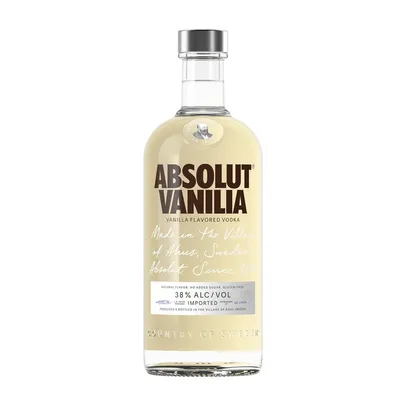 Vodka Absolut Vanilia Garrafa 750ml