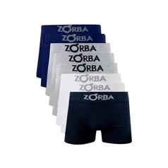 Kit 8 Cuecas Boxer Algodão Zorba 