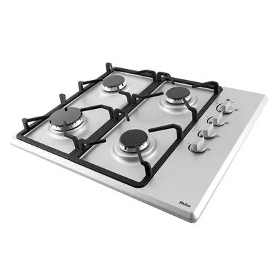 Cooktop Philco 4 Bocas Inox Automático