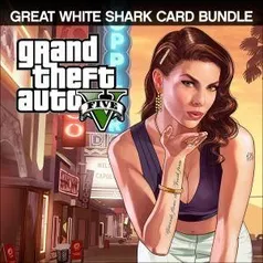 [PS4] Bundle Grand Theft Auto V e Pacote de Dinheiro Tubarão-Branco