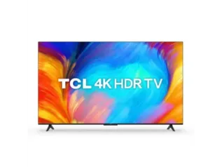 Smart TV LED 55 4K TCL 55P635 HDR, Wifi Dual Band, Bluetooth, Controle Remoto com Comando por controle de Voz, Google Assistant e Borda fina