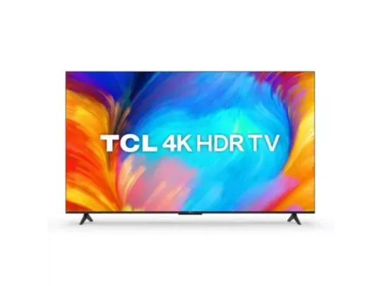 Smart TV LED 55 4K TCL 55P635 HDR, Wifi Dual Band, Bluetooth, Controle Remoto com Comando por controle de Voz, Google Assistant e Borda fina