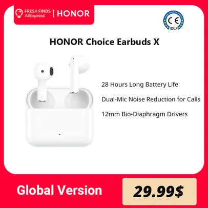 Fone de Ouvido Bluetooth TWS Honor Choice X 