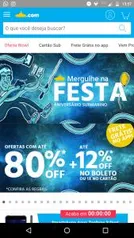 ANIVERSÁRIO SUBMARINO | ATÉ 80% OFF + 12% NO BOLETO (FRETE GRÁTIS NO APP)