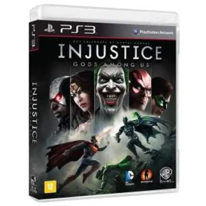 [Extra] Jogo Injustice: Gods Among Us - PS3 por R$ 58