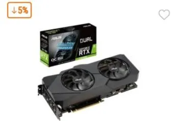 Placa de Vídeo Asus Dual NVIDIA GeForce RTX 2080 Super EVO, 8GB, GDDR6 - DUAL-RTX2080S