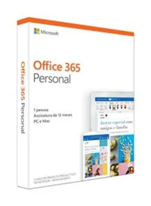 Office 365 Personal (1 ano de licença)