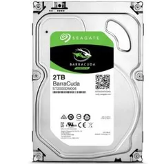 HD Seagate 2TB SATA 3,5´ BarraCuda 7200RPM 64MB Cache SATA 6Gb/s - R$249,90