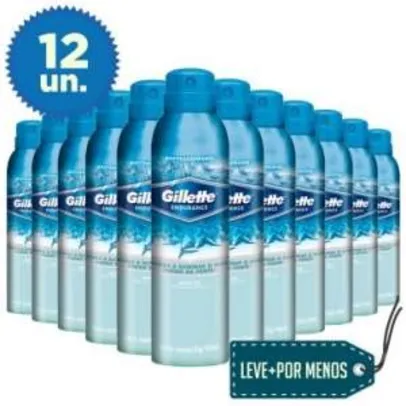[Ricardo Eletro] Leve Mais Pague Menos: 12 Desodorantes Aerosol Gillette Jato Seco Artic Ice 150ml por R$ 72