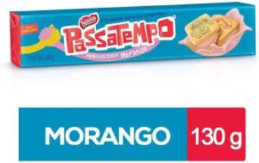 [PRIME] Biscoito Recheado, Morango, Passatempo, 130g | R$ 1,16