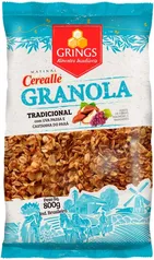 (+ por - R$15 |  Rec) Grings Cerealle Granola Tradicional 800G