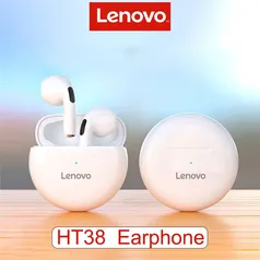 [Taxa Inclusa] Lenovo-HT38 TWS Bluetooth 5.0 Fone de Ouvido Sem Fio