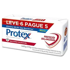 Protex Sabonete em Barra Balance Saudável( 6x85g), 510g, 6 unidades