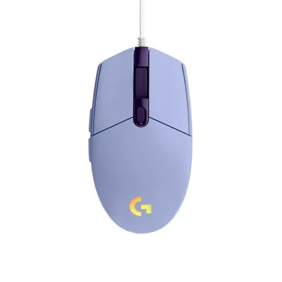 [APP+CSub] Mouse Logitech G203 Lightsync RGB 6 Botões 8.000 Dpi -Lilás