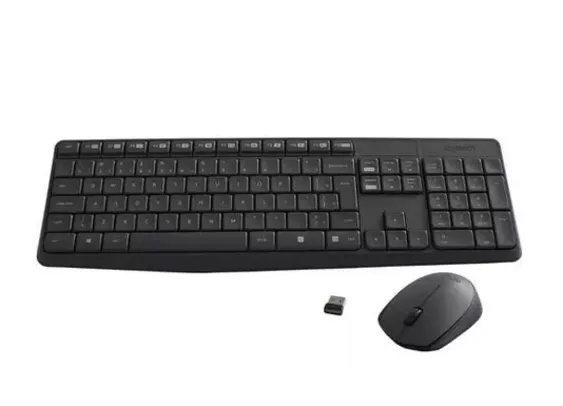 Kit Mouse E Teclado Logitech Mk235 Sem Fio