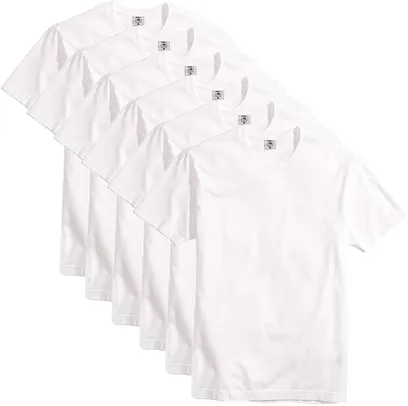 Kit com 6 Camisetas Masculina Básica Algodão Premium | R$99