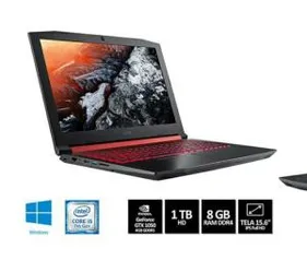 Acer Nitro 5 i5 7ger 8gb RAM ddr4 GTX 1050 4gb 1tb Arm. (Boleto) | R$3.163