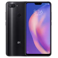 Xiaomi Mi8 Mi 8 Lite Global Version 6.26 inch 4GB 64GB Snapdragon 660 Octa core 4G Smartphone - Black - R$875