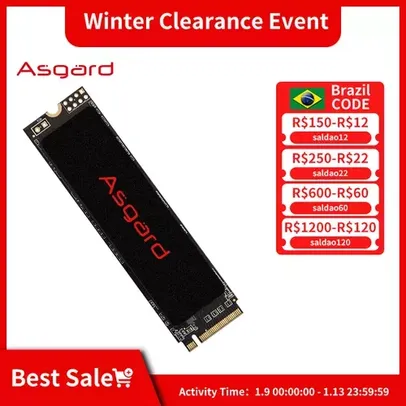 SSD NVME Asgard 512gb