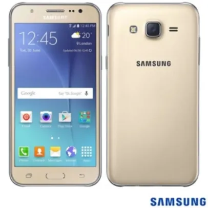 [FastShop] Samsung Galaxy J5 Duos Dourado, com Tela de 5”, 4G, 16 GB e Câmera de 13 MP – J500 - R$ 709