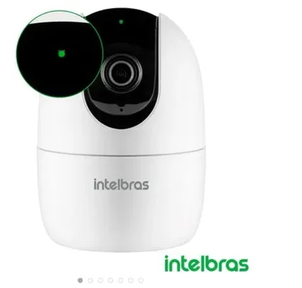 Câmera Interna Wi-Fi Full HD 360º Intelbras IM4 C Sensor De Movimento, Função Babá Eletrônica Compatível Alexa E Go