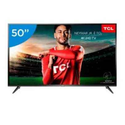 Smart TV LED 50" TCL Ultra HD 4K HDR 50P65US | R$1.728