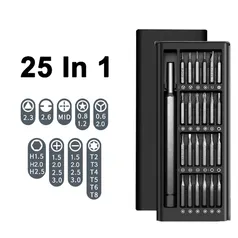 [C. Nova R$8.97] 25em 1 kit chave de fenda bits magnéticos phillips torx hex precisão