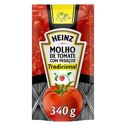[Frete gratis prime] Molho Tradicional Heinz Sache 340G