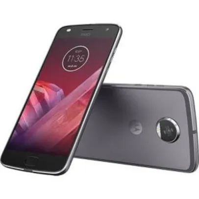 Smartphone Motorola Moto Z2 Play Xt1710  64gb 4gb Tela 5,5" - Cinza - R$1.199