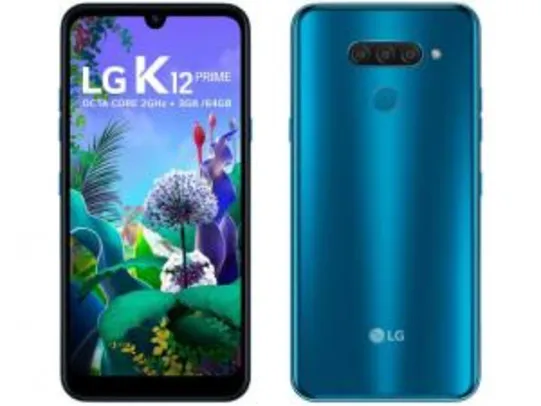 [Clube Da Lu] Smartphone LG K12 Prime Azul 64GB 3GB RAM | R$890