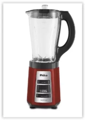 Liquidificador Philco PLQ2000V Smart 1,75L Tecnologia Smart Control Vermelho 600W - 220v