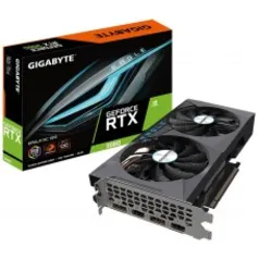 Placa de Vídeo Gigabyte GeForce RTX 3060 EAGLE OC 12G, LHR, 12GB, GDDR6, DLSS, Ray Tracing, GV-N3060EAGLE OC-12GD