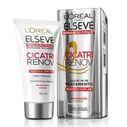 Leave In Reparador L'Oréal Paris Elseve Cicatri Renov 50ml - R$6