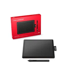 Wacom One CTL472 - Mesa Digitalizadora, Preto / Vermelho