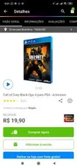 Call of Duty Black Ops 4 Ps4 | R$20