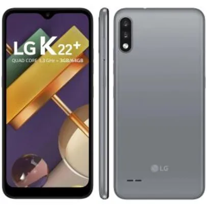 LG K22+ Titan 64GB, 3GB RAM | R$743