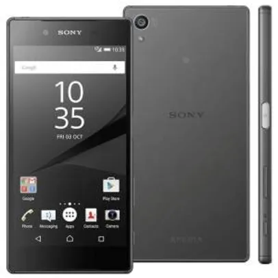 [Ponto Frio] Smartphone Sony Xperia Z5 Preto com 32GB, Tela 5.2", Câmera 23MP, 4G, Android 5.1 e Processador Octa-Core de 64 bits por R$ 2915