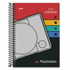 Caderno playstation 10 matérias 200 folhas