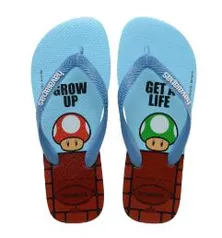 [PRIME] Sandálias Mario Bros Havaianas, Masculino, Adulto Unissex