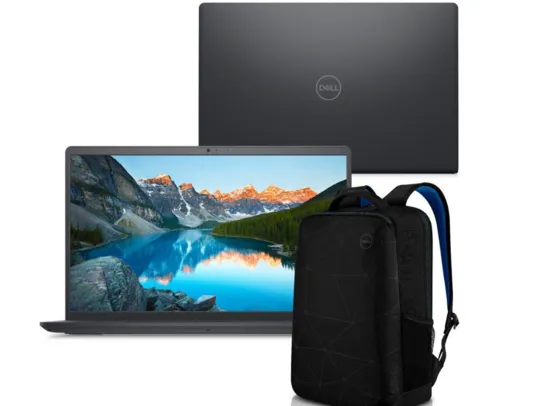 Kit Notebook Dell Inspiron i15-i1100-M40PB 15.6" Full HD 11ª Geração Intel Core i5 8GB 256GB SSD Windows 11 com Mochila