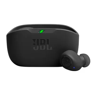 Fone de ouvido JBL, Wave Buds, Wireless, Preto