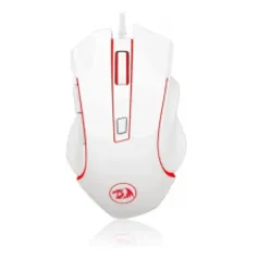 Mouse Gamer Redragon Nothosaur, 3200 DPI, 6 Botões Programáveis, White, M606W