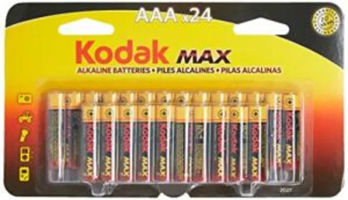 [Prime] 24 Pilhas AAA Kodak Alcalinas