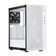 Gabinete Gamer SilverStone Fara R1 V2, Mid Tower, Vidro Temperado, White, ATX, Sem fonte, Com 1 Fan,