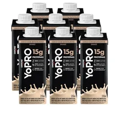 Pack com 8 Unidades YoPRO Coco com Batata Doce 15G Protein 250ml