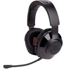 Headset Gamer Sem Fio JBL Linha Quantum 350WL, Drivers 40mm, P2, Preto - 28913518