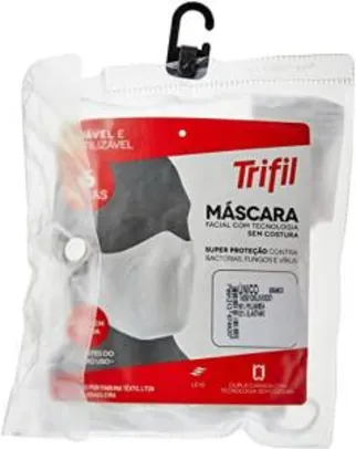 Kit com 6 Máscaras Microfibra Trifil (Branca)