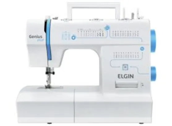 Máquina De Costura Portátil Elgin Genius Plus JX-4035 | R$627