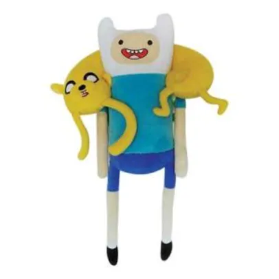 Boneco Finn e Jake em Pelúcia com Reconhecimento de Voz - Candide | R$37