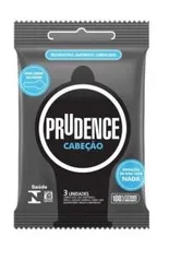 Preservativo Prudence Cabecao 12x3un Caixa Com 12 por R$ 75